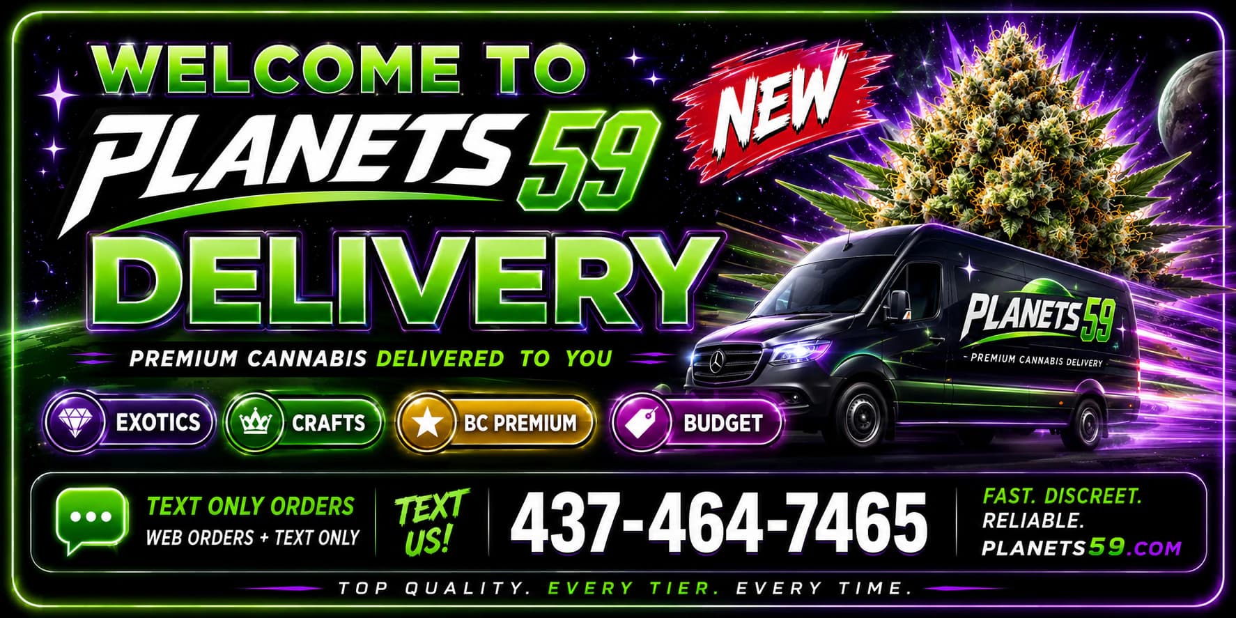 PLANETS 59 Weed Delivery in Brampton